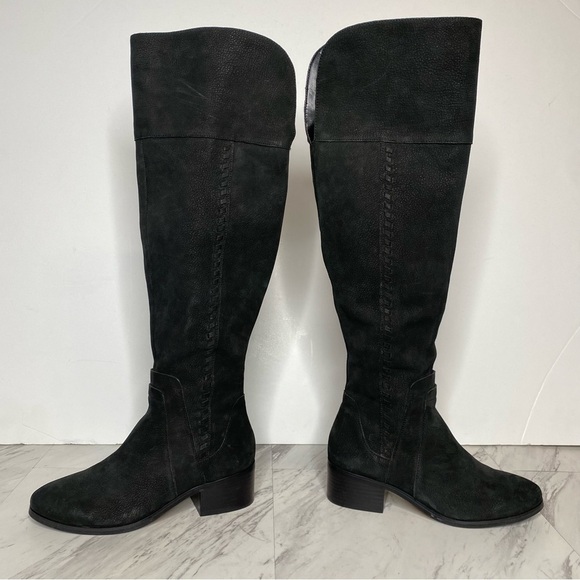 Vince Camuto Black Kreston Over The Knee Boot 6 1/2 M - Picture 8 of 16